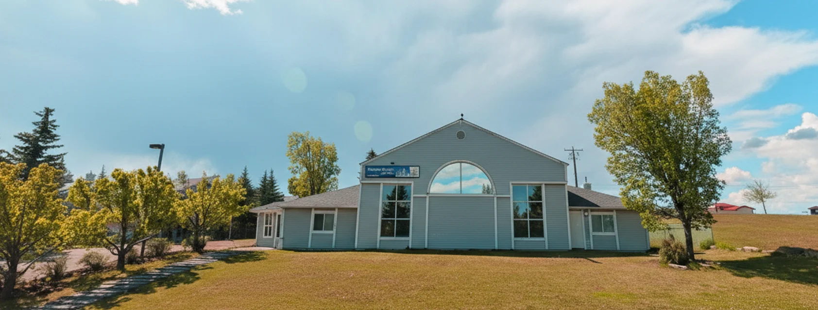Exterior view of Maryam Masjid Calgary building